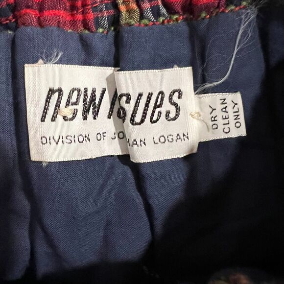 VTG New Deadstock New Issues Maxi Skirt Womens XS Multicolor Plaid A-Line TW7028 - Picture 5 of 7